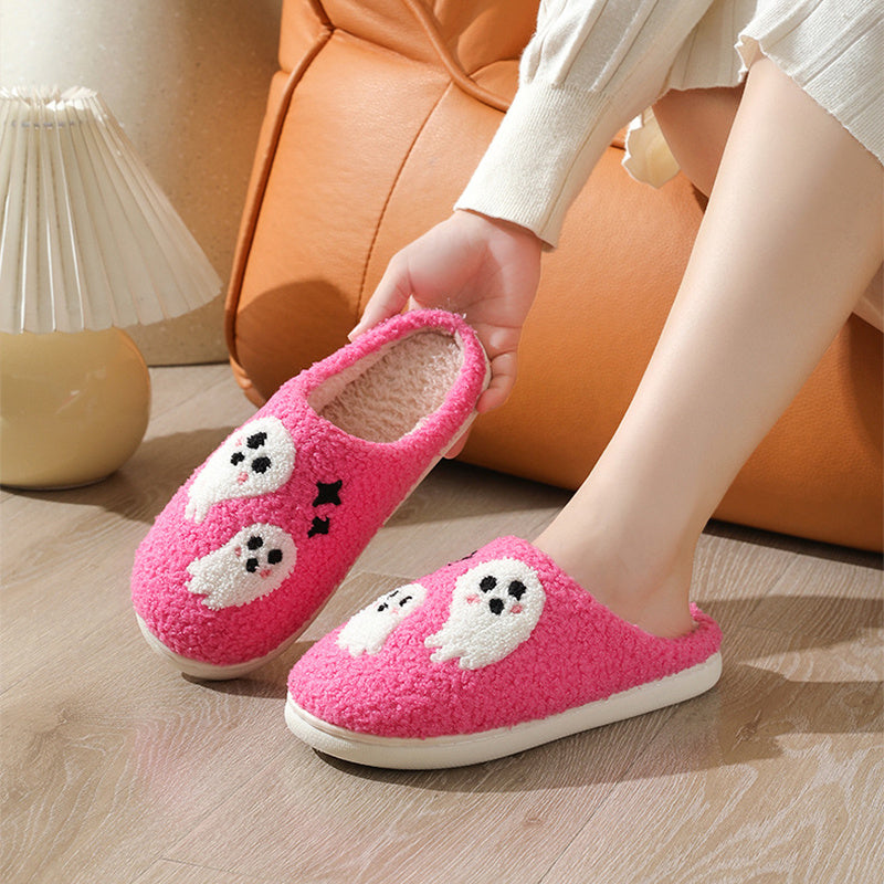 Halloween Ghosts Cotton Slippers