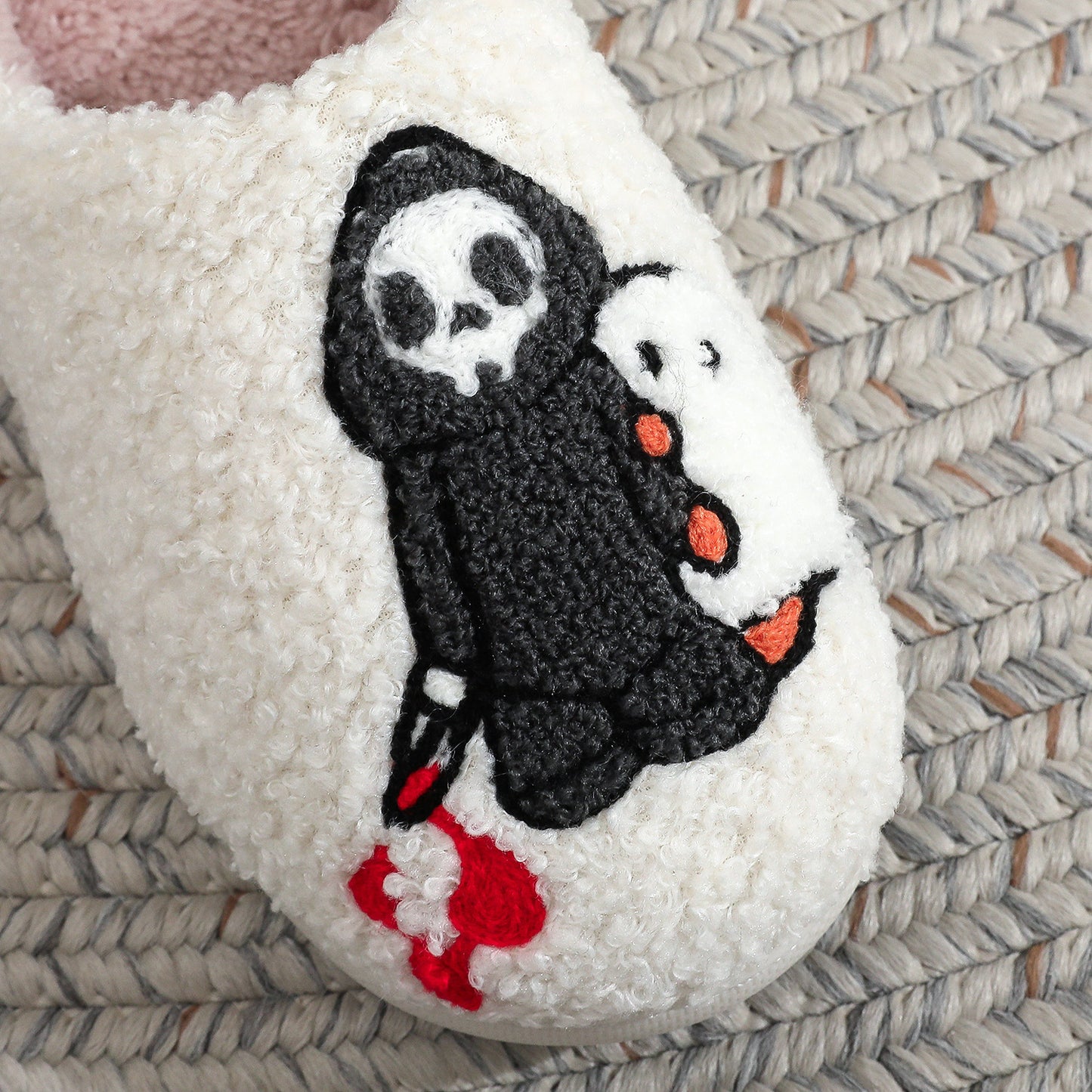 Halloween Skull Ghost Slippers