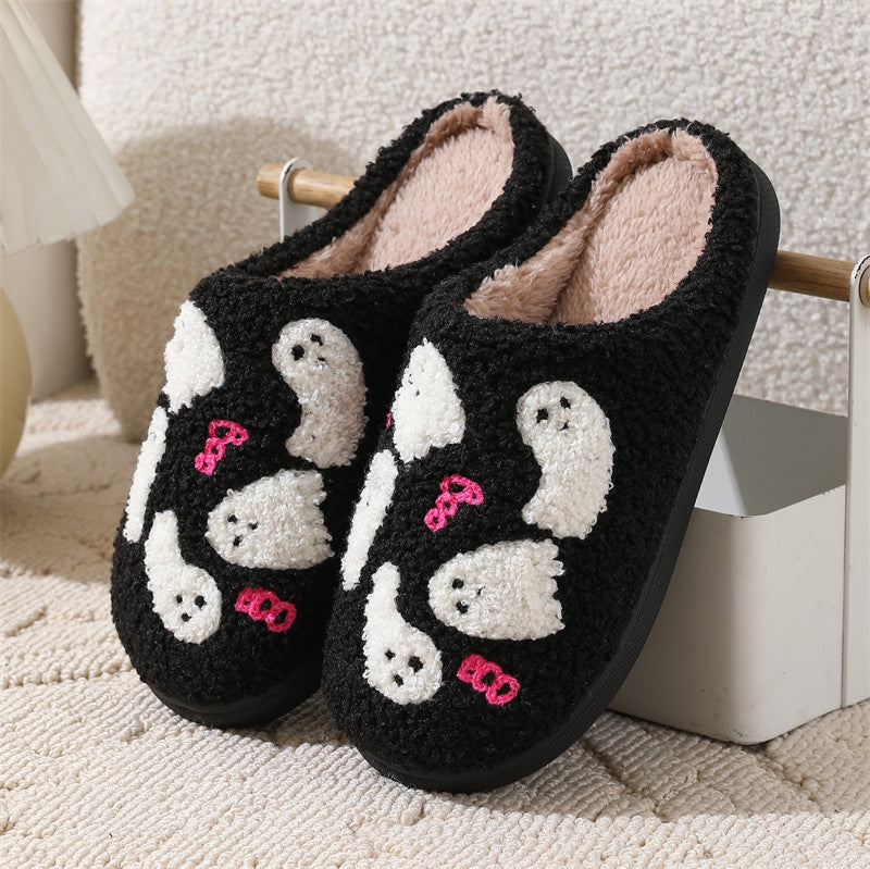 Halloween Ghosts Cotton Slippers