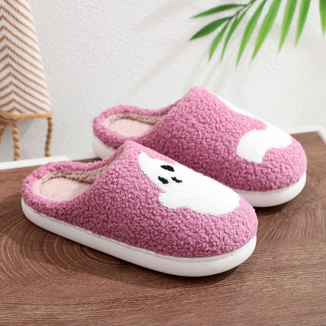 Ghost Pink Slippers