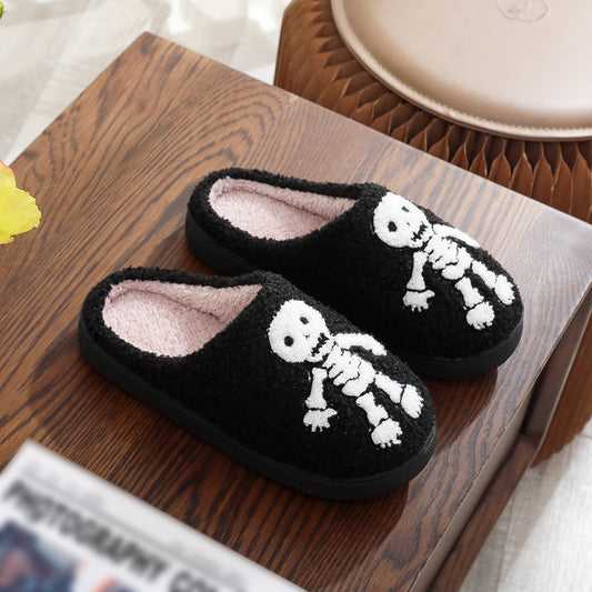 Halloween Skeleton Slippers