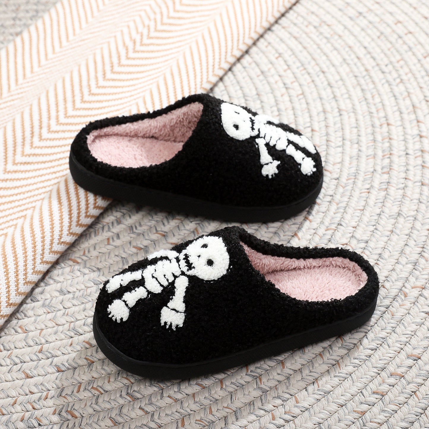 Halloween Skeleton Slippers